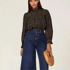Rails Ariana leopard blouse